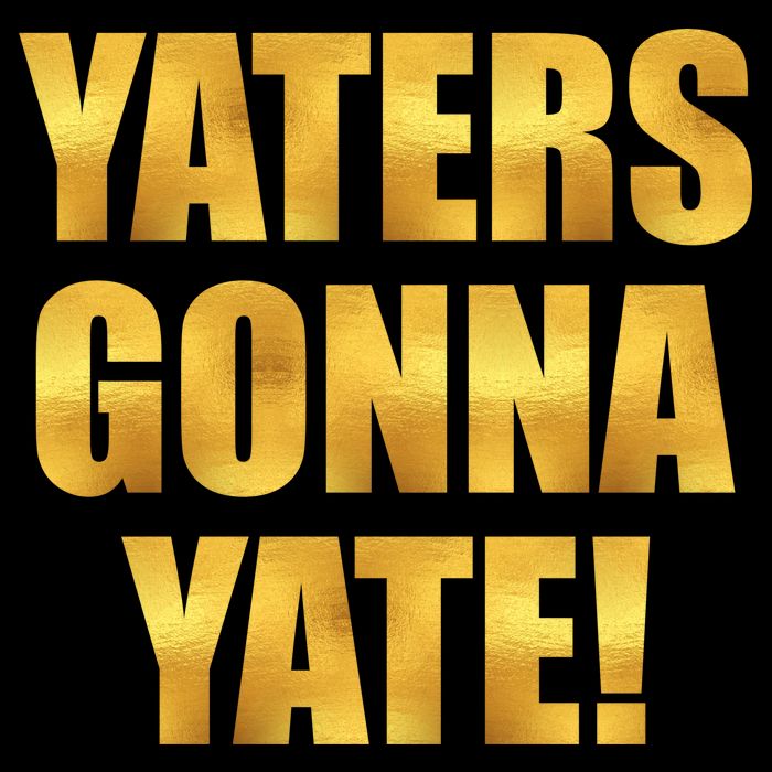 Limited Edition Yaters Gonna Yate! Gold Print Flexfit Unipanel Trucker Cap