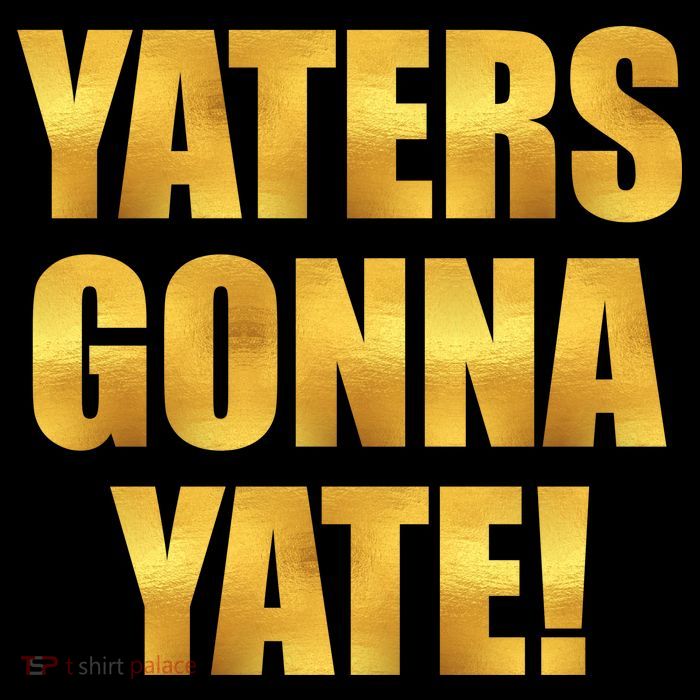 Limited Edition Yaters Gonna Yate! Gold Print 16 in Basic Backpack