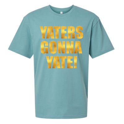 Limited Edition Yaters Gonna Yate! Gold Print Sueded Cloud Jersey T-Shirt