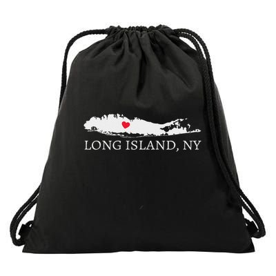 Long Island Ny Souvenir Gift Drawstring Bag