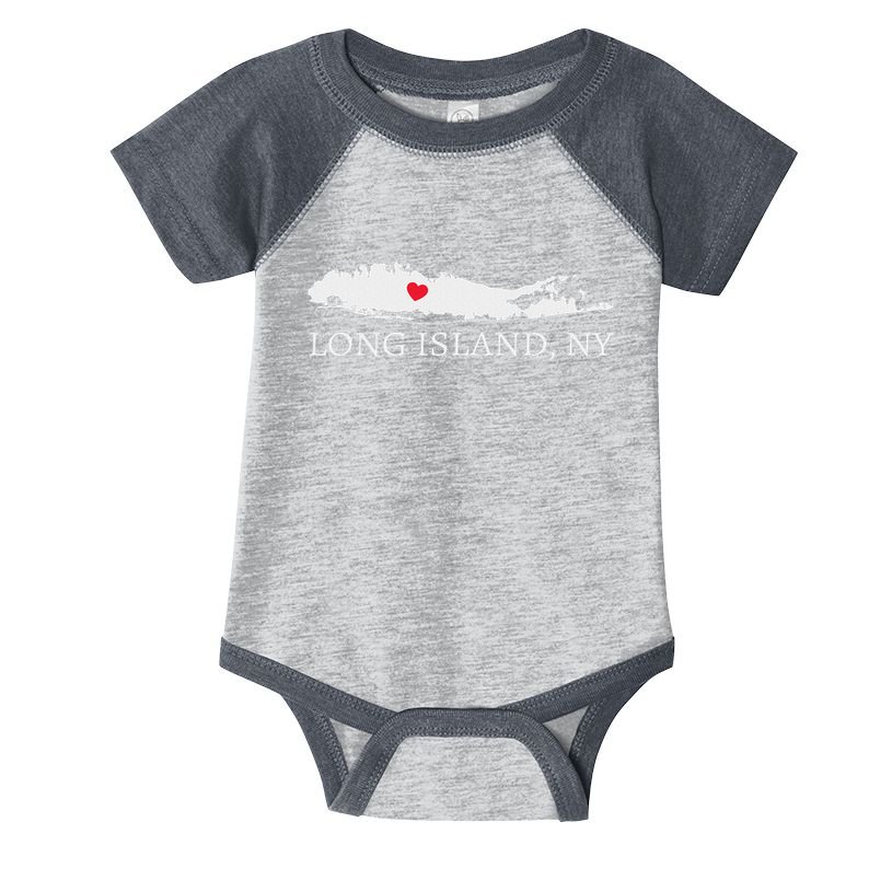 Long Island Ny Souvenir Gift Infant Baby Jersey Bodysuit