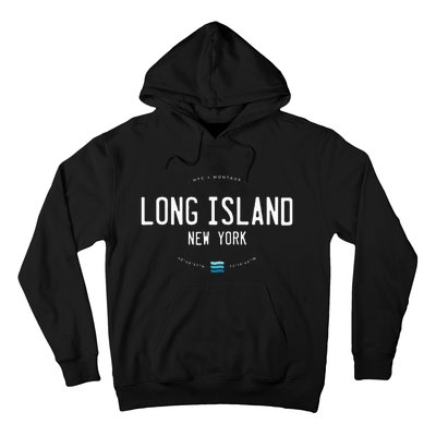 Long Island Ny Beach Waves Gift Hoodie