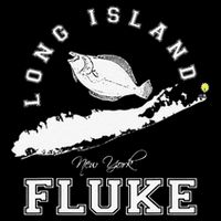 Long Island New York Fluke Fishing Graphic Tall T-Shirt