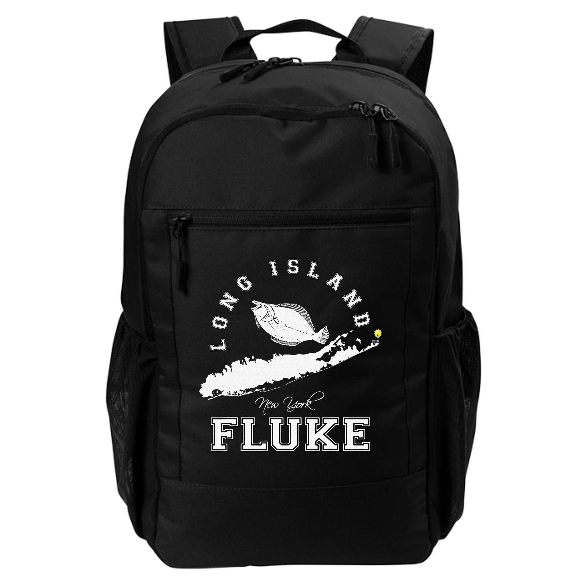 Long Island New York Fluke Fishing Graphic Backpack
