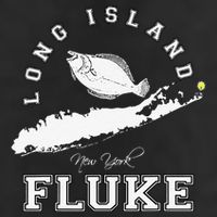 Long Island New York Fluke Fishing Graphic 11oz C Handle Ceramic Mug