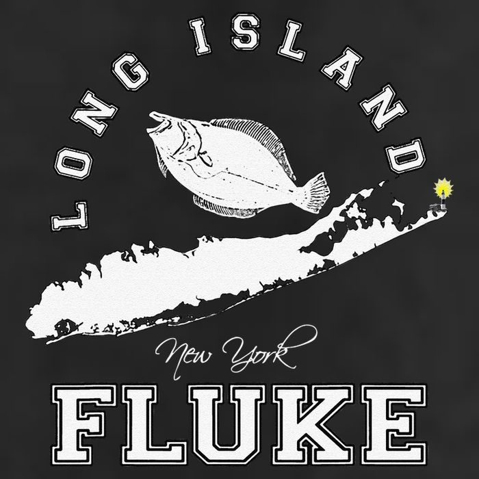 Long Island New York Fluke Fishing Graphic 11oz C Handle Ceramic Mug