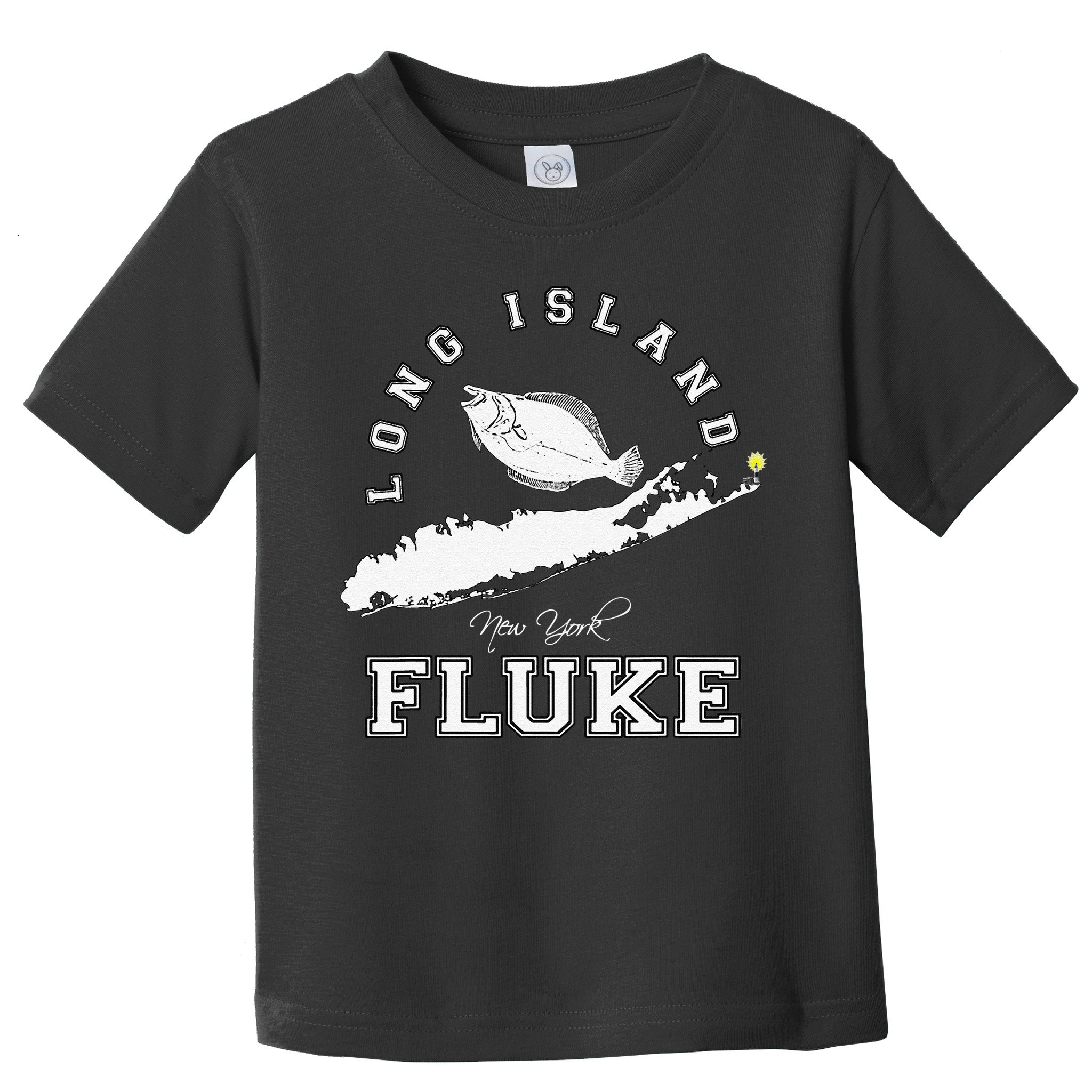 Long Island New York Fluke Fishing Graphic Toddler T-Shirt