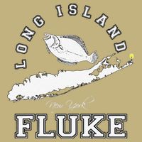 Long Island New York Fluke Fishing Graphic Cooling Performance Crew T-Shirt
