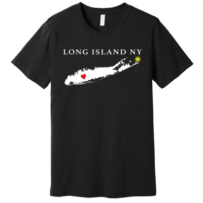 Long Island New York Graphic Home Pride Premium T-Shirt