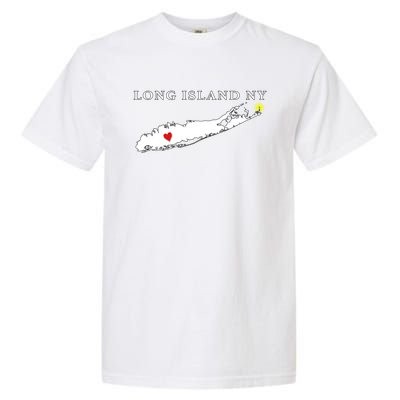 Long Island New York Graphic Home Pride Garment-Dyed Heavyweight T-Shirt