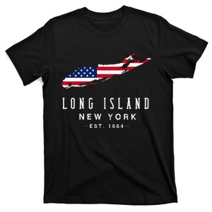 Long Island Ny Souvenir Native Long Islander Map Nyc T-Shirt