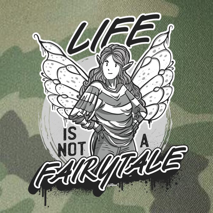 Life Is Not A Fairytale Legacy Tie Dye Trucker Hat