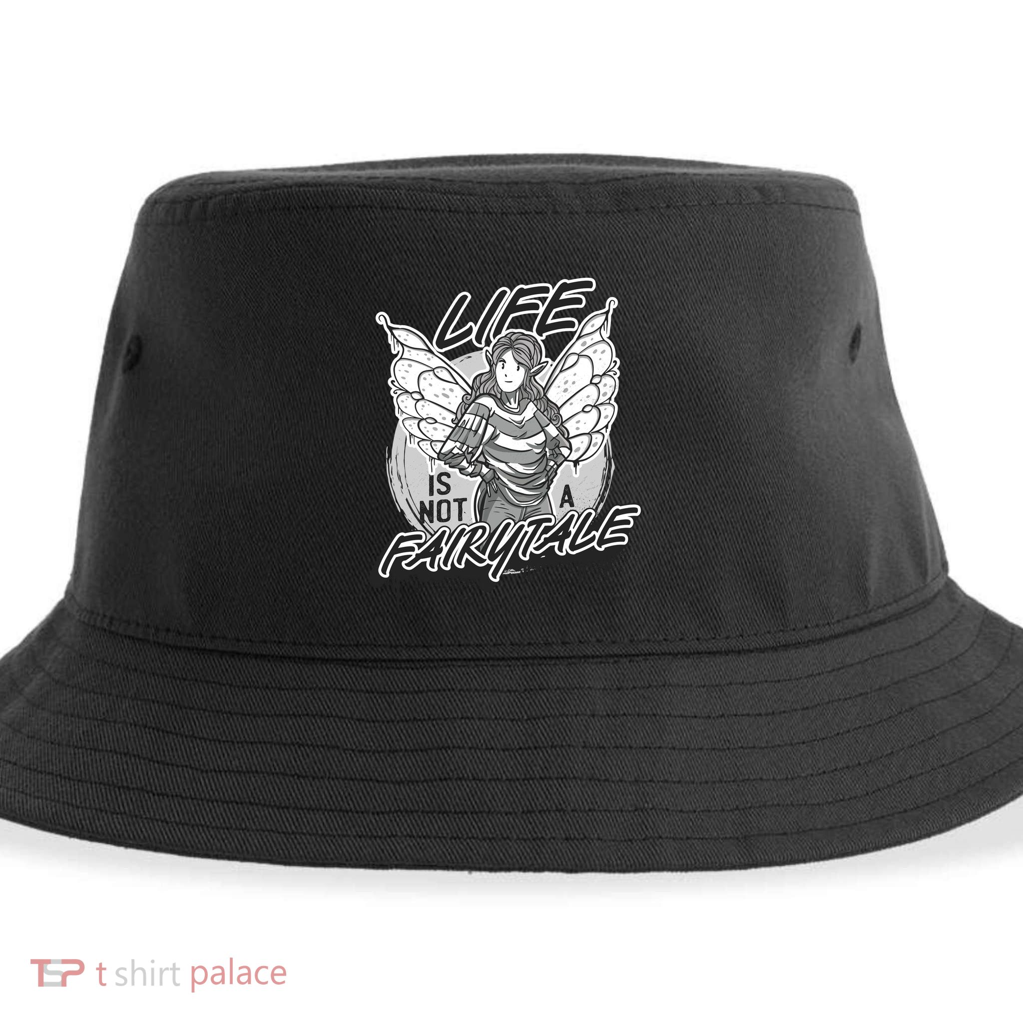 Life Is Not A Fairytale Sustainable Bucket Hat