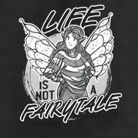 Life Is Not A Fairytale 12oz Stainless Steel Coffee Mug