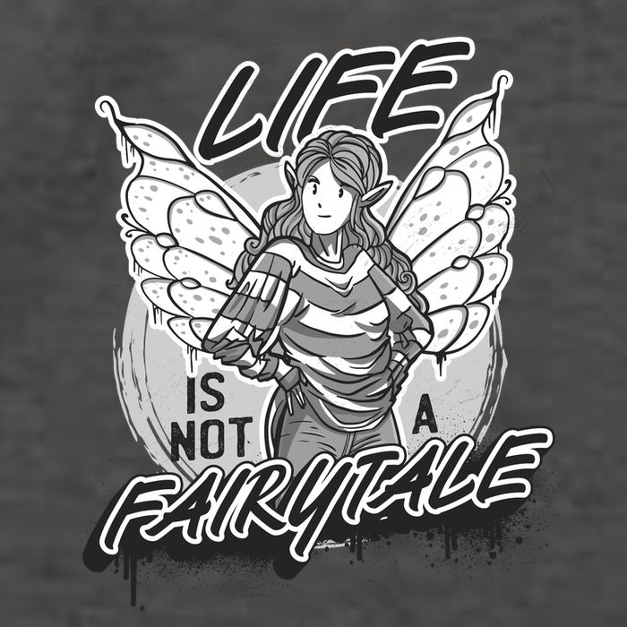 Life Is Not A Fairytale Vector Backpack