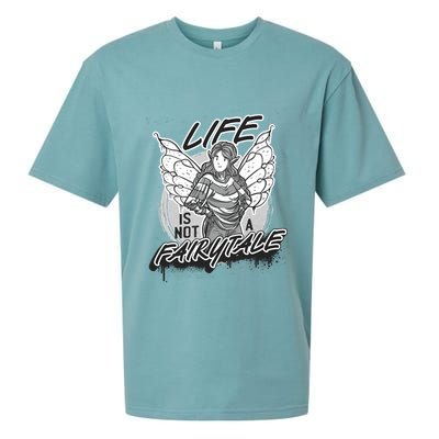 Life Is Not A Fairytale Sueded Cloud Jersey T-Shirt