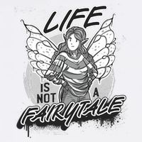 Life Is Not A Fairytale Garment-Dyed Sweatshirt