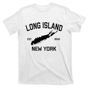 Long Island Ny Souvenir Native Long Islander Map Nyc T-Shirt