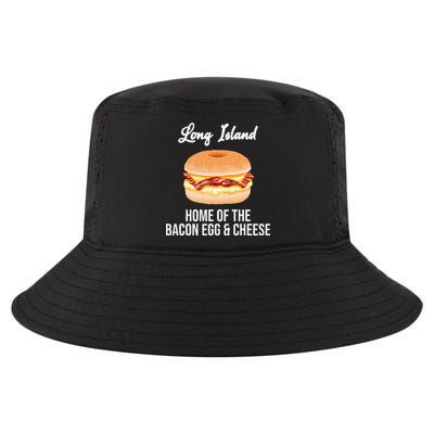Long Island New York Bacon Egg And Cheese Cool Comfort Performance Bucket Hat