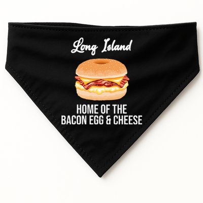 Long Island New York Bacon Egg And Cheese USA-Made Doggie Bandana