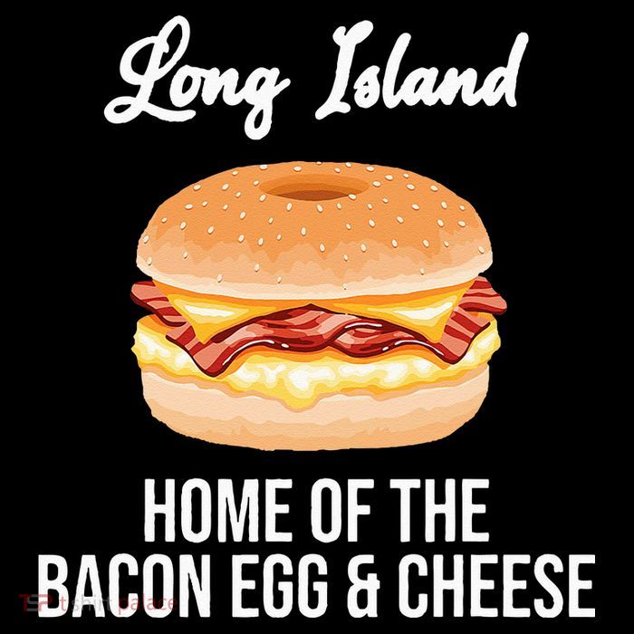 Long Island New York Bacon Egg And Cheese Flexfit Unipanel Trucker Cap