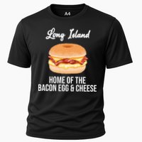 Long Island New York Bacon Egg And Cheese Cooling Performance Crew T-Shirt