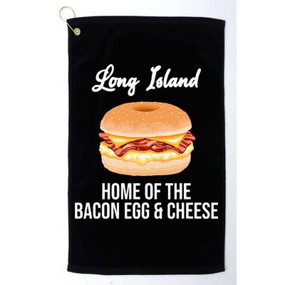 Long Island New York Bacon Egg And Cheese Golf Towel