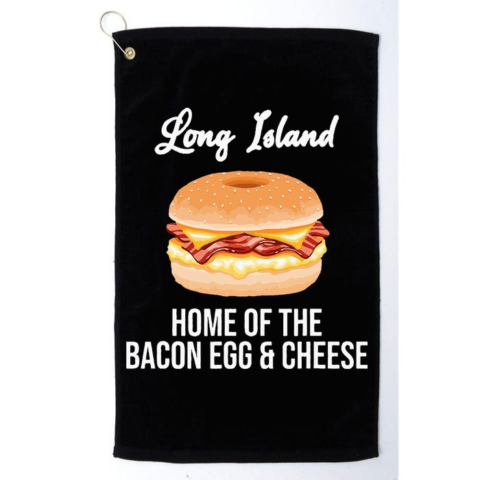 Long Island New York Bacon Egg And Cheese Golf Towel