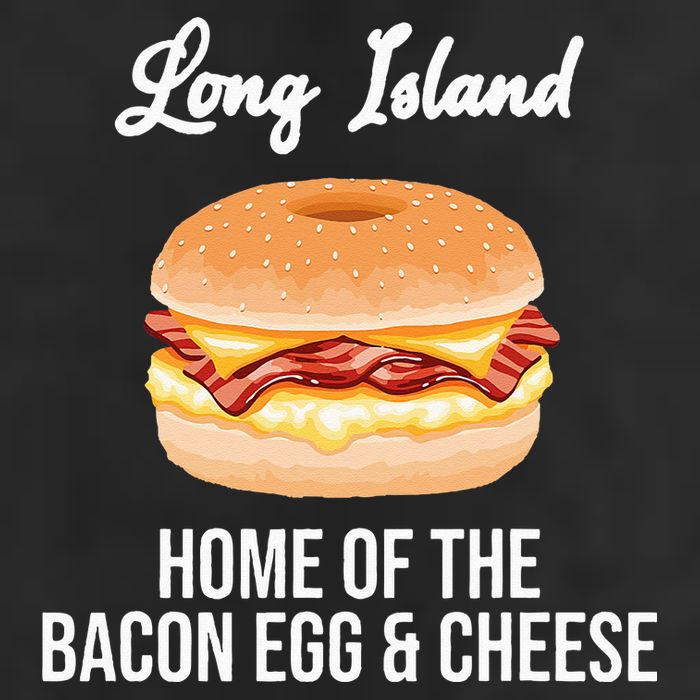 Long Island New York Bacon Egg And Cheese Golf Towel