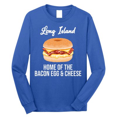 Long Island New York Bacon Egg And Cheese Long Sleeve Shirt