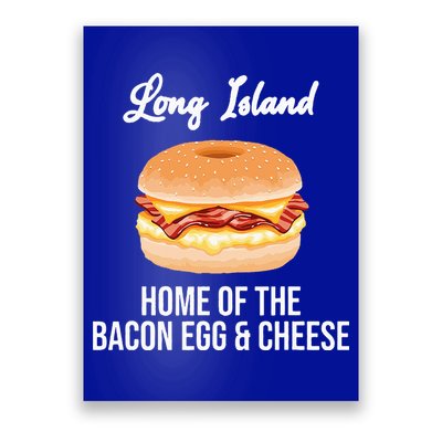 Long Island New York Bacon Egg And Cheese Poster