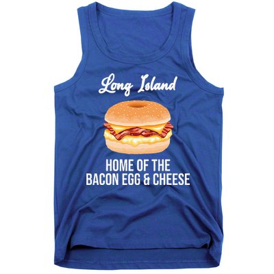 Long Island New York Bacon Egg And Cheese Tank Top