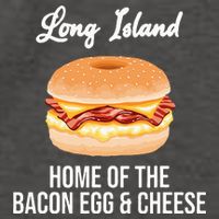 Long Island New York Bacon Egg And Cheese Vector Backpack