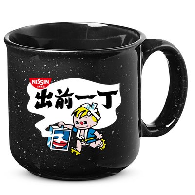 Little Instant Noodle Boy Ramen 15oz Campfire Ceramic Mug