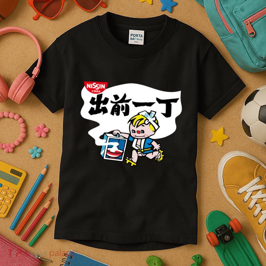 Little Instant Noodle Boy Ramen Kids T-Shirt