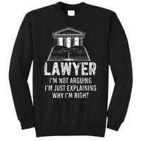 Lawyer IM Not Arguing Funny Attorney Law School Graphic Sweatshirt