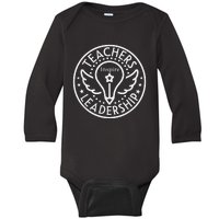 Leadership Is Not About Being The Best Baby Long Sleeve Bodysuit