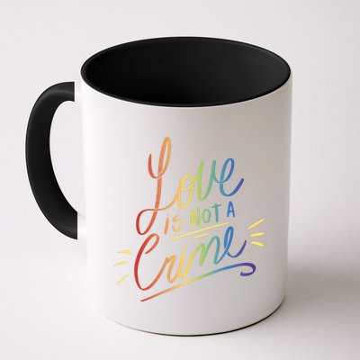 Love Is Not A Crime LGBTQ Pride Month Mug