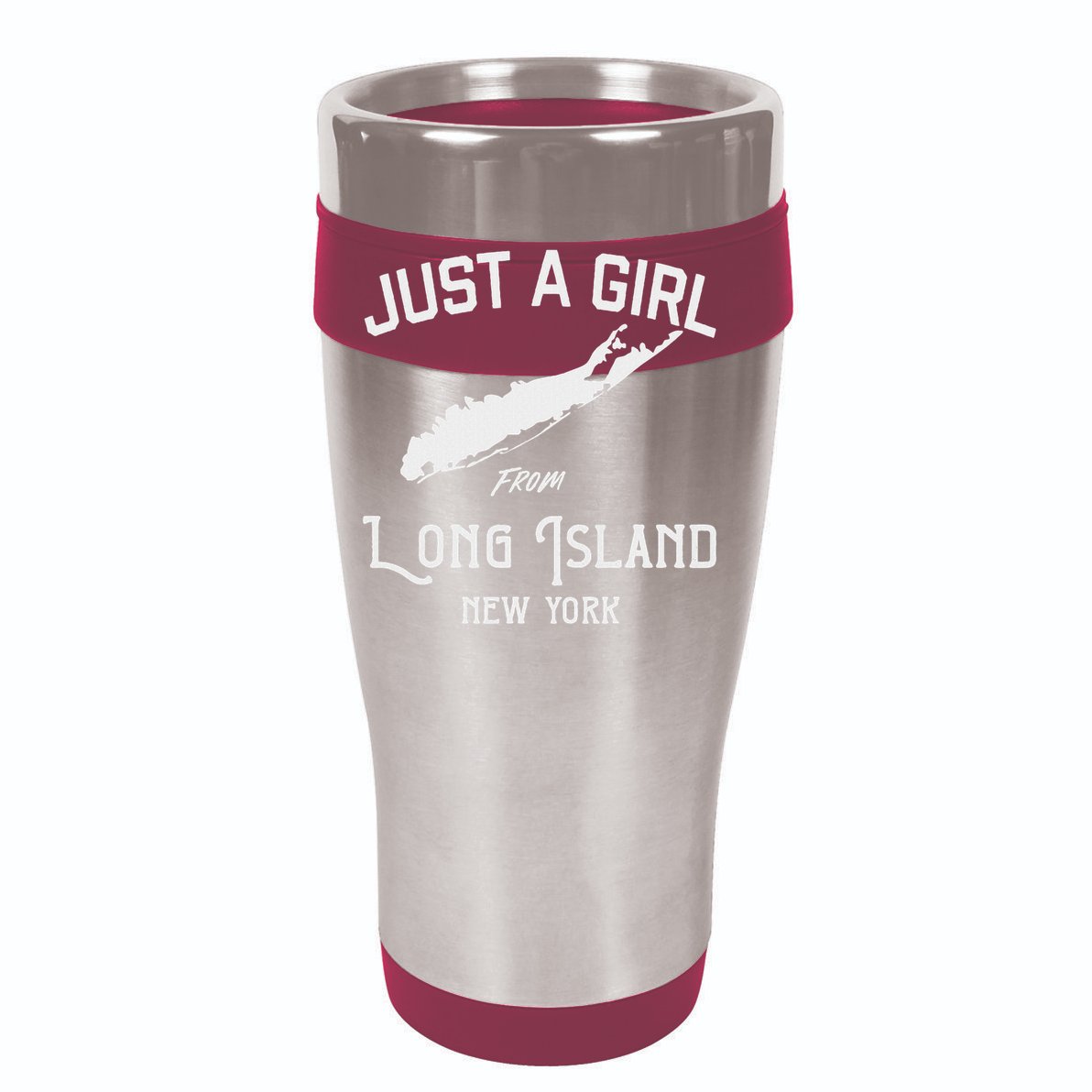 Long Island New York Souvenir  Girl Wife Map Cropped Pullover Crew