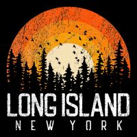 Long Island New York Ny Retro Vintage 70s 80s 90s Gift Bucket Hat