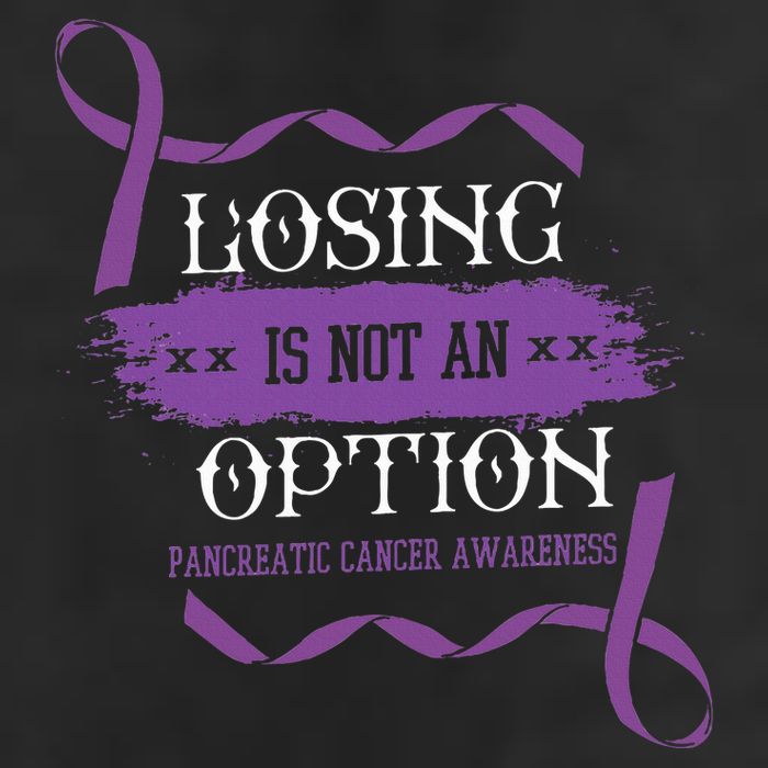 Losing Is Not An Option Pancreatic Cancer Stomach Gift 11oz C Handle Ceramic Mug