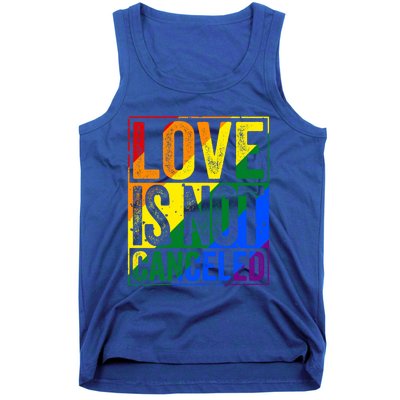 Love Is Not Canceled Gift Funny Dating Gift Tank Top