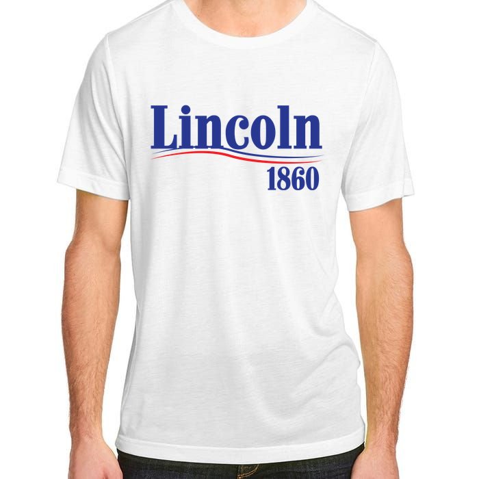 Lincoln 1860 For President Adult ChromaSoft Performance T-Shirt