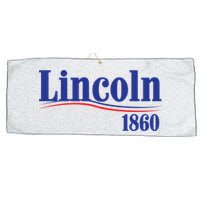 Lincoln 1860 For President Large Microfiber Waffle Golf Towel