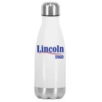 Lincoln 1860 For President Stainless Steel Insulated Water Bottle