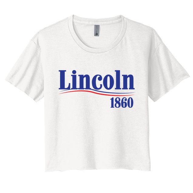 Lincoln 1860 For President Crop Top
