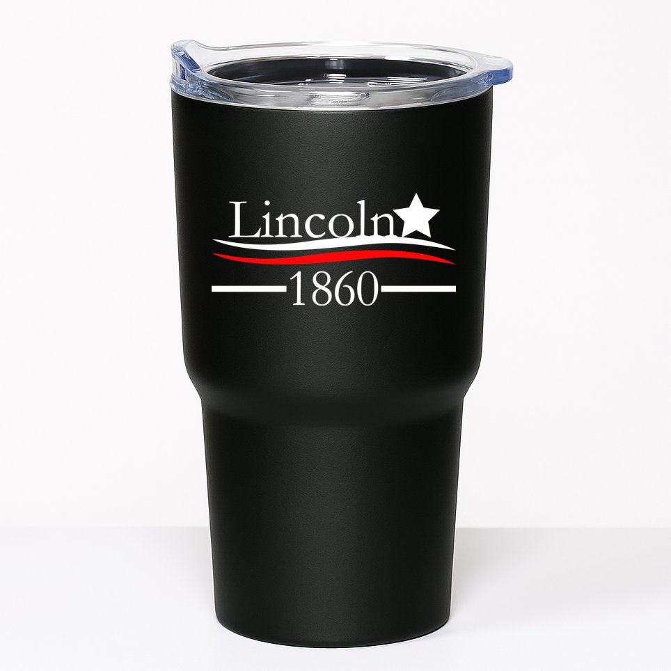 Lincoln 1860 President Logo Tumbler