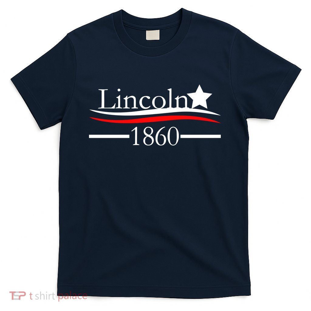 Lincoln 1860 President Logo T-Shirt