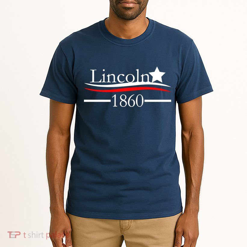 Lincoln 1860 President Logo Tall T-Shirt