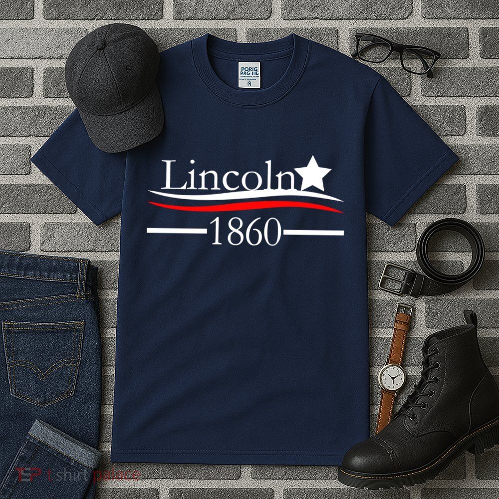 Lincoln 1860 President Logo Tall T-Shirt
